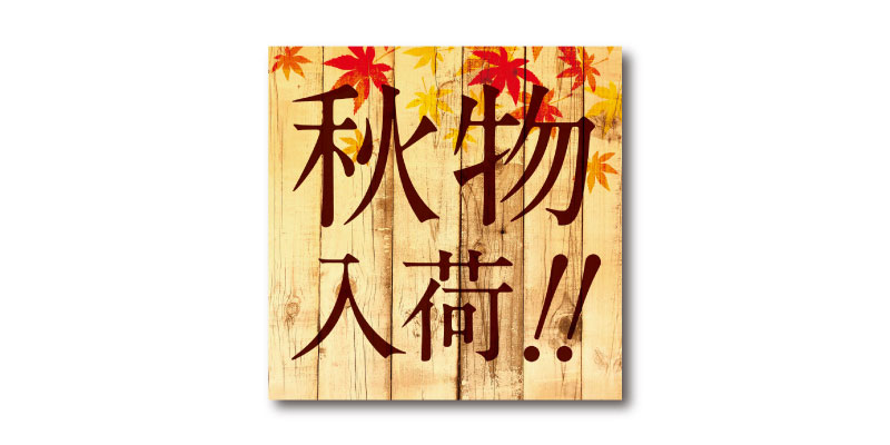「秋物入荷」LINE用のリッチ画像 無料ダウンロード #00166